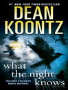 Cover image for What the Night Knows